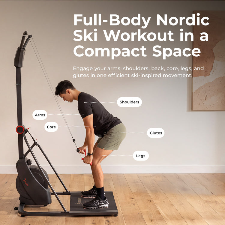 Magnetic Ski Trainer Exercise Machine