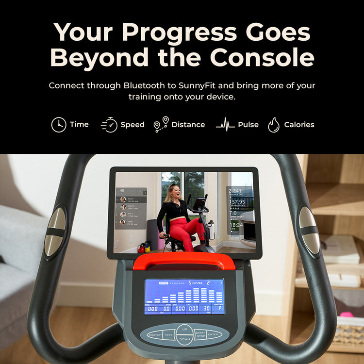 Smart Programmable Electromagnetic Upright Bike