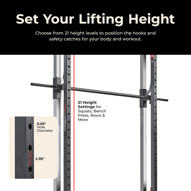 Sunny Strength® Light Commercial Strength Training Smith Machine - Sunny Health & Fitness