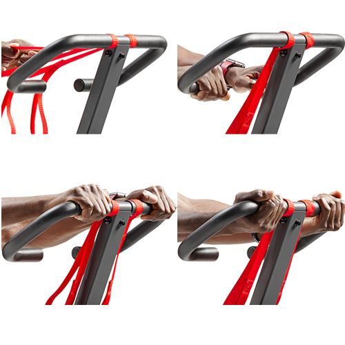 MULTI-GRIP HANDLES | Switch grips to assist in targeting and focusing on specific areas or positions.
