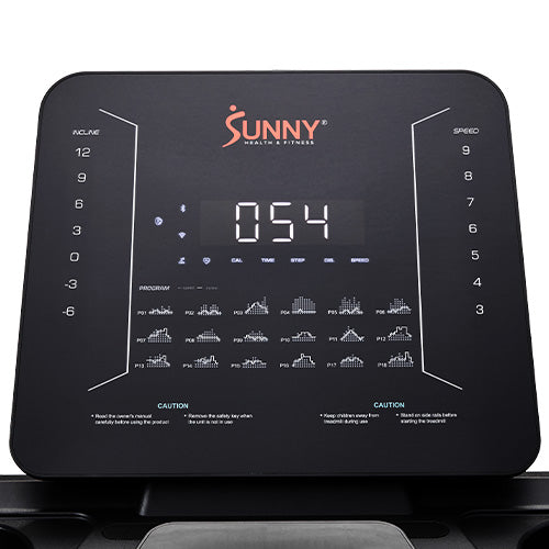 Digital Display & Heart Rate | Track time, speed, distance, and pulse with a large digital monitor, quick-access buttons, and HR200 compatibility.