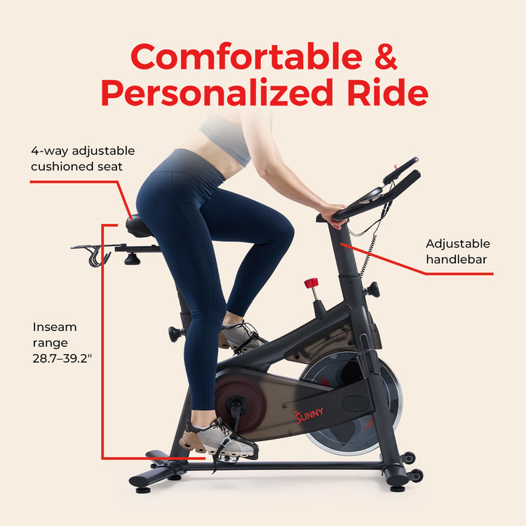 Sunny Health & Fitness Active 200 Smart Magnetic Cycling Exercise Bike