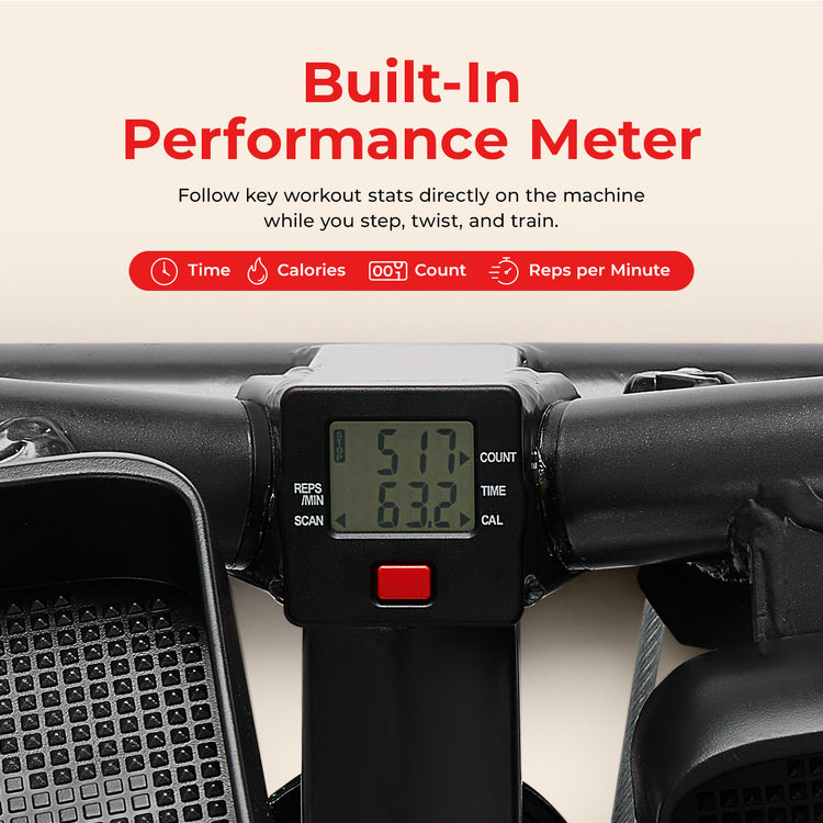 Smart Twist Stepper with Resistance Bands