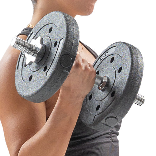 Universal 1" Plate Compatibility | Fits all standard 1" weight plates, giving you flexible loading options for progressive strength training at home or in the gym.