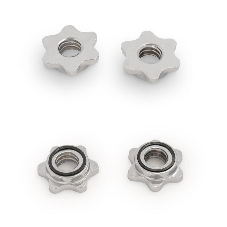 60" Threaded Barbell w/ Star-Lock Collars