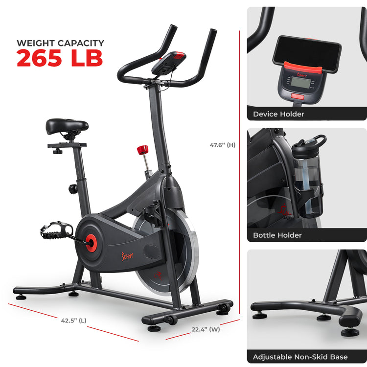 Active 100 Smart Magnetic Cycling Exercise Bike Sunny Health