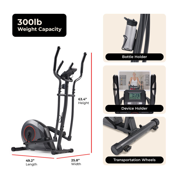 16-Level Smart Magnetic Resistance Elliptical