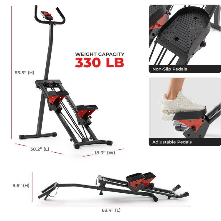 Smart Foldable Stair Climber with Balance-Assist Cords
