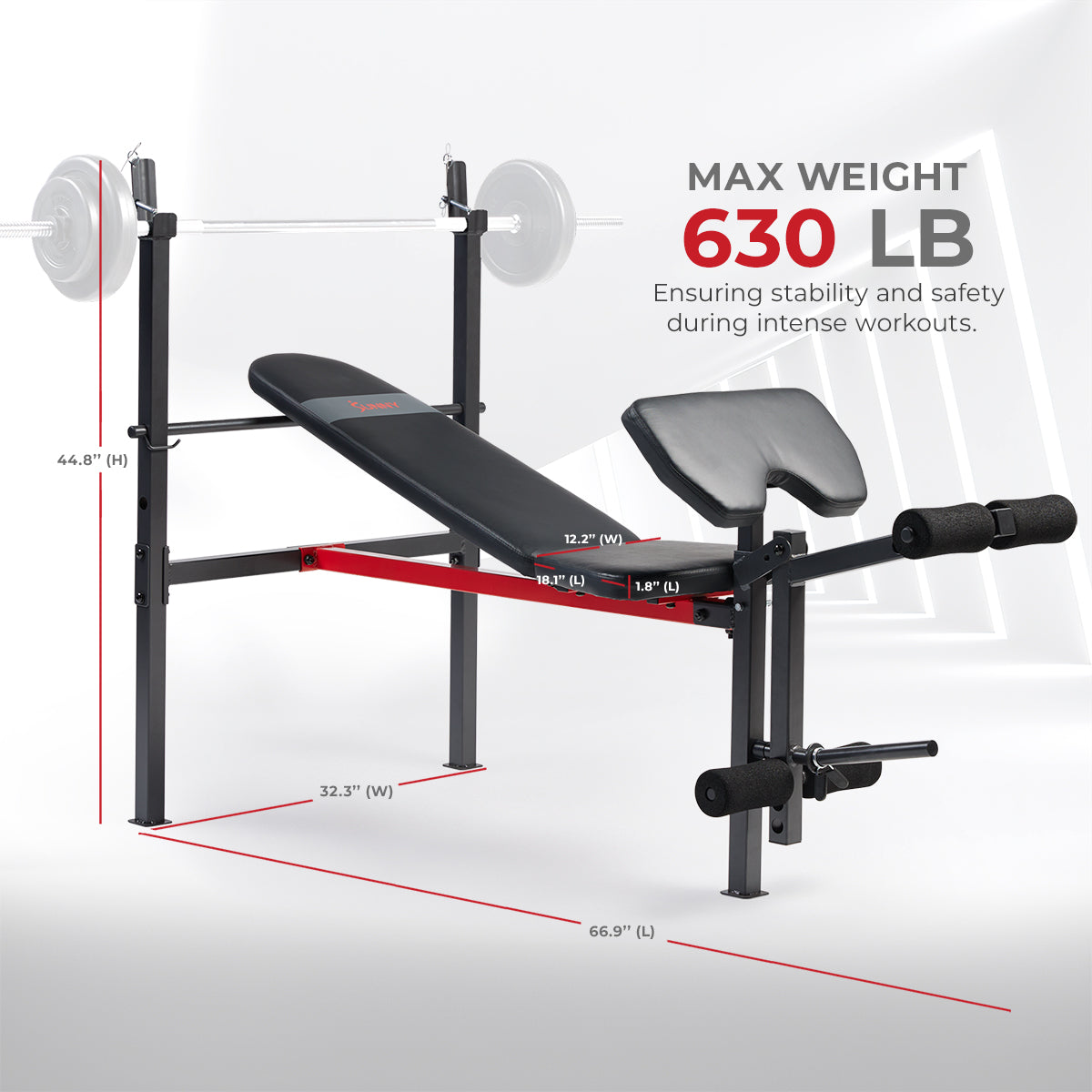 Bench Press Weider Olympic Workout Bench With Squat Rack Olympic