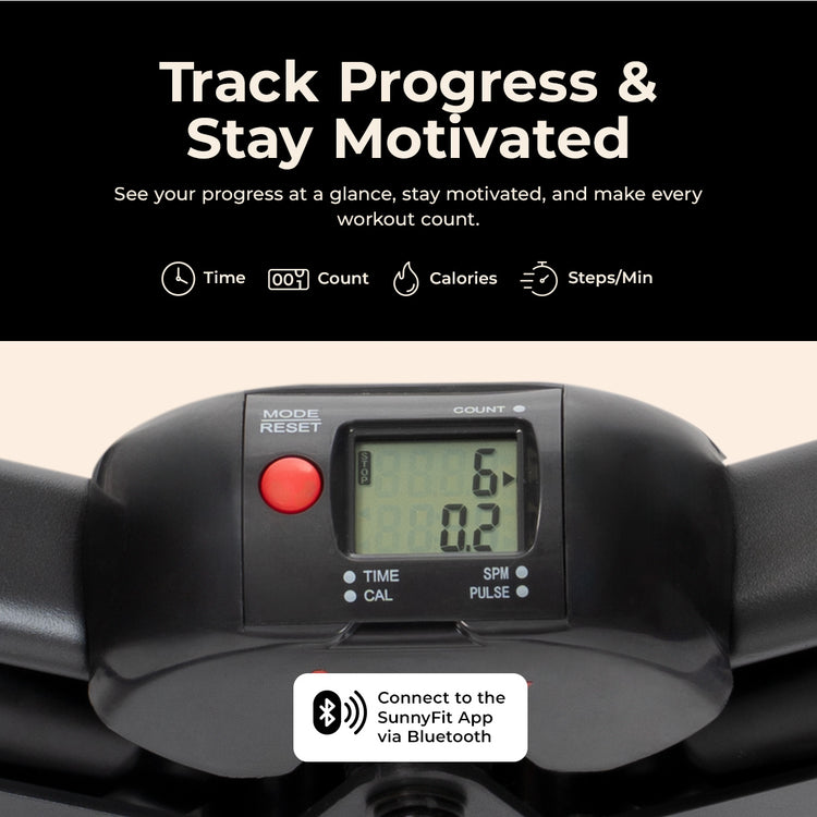 Smart Lateral Stepper With Resistance Bands