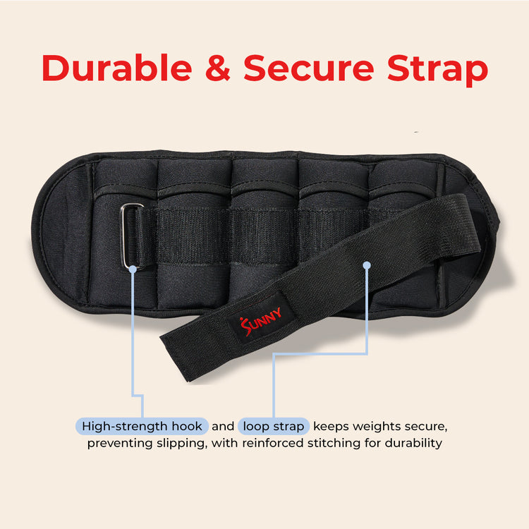 Adjustable Ankle Weight 5-Pound (Pair)