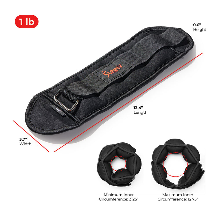 Ankle Weights 1-5 Pound (Pair)