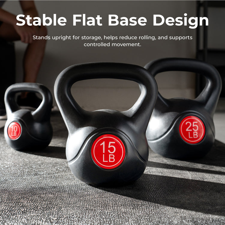 50 lbs Kettlebell Set for Full-Body Strength Training