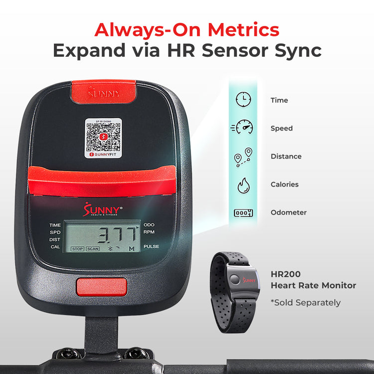 Sunny Health Spin Bike Heart Rate Monitor Sunny Health Fitness