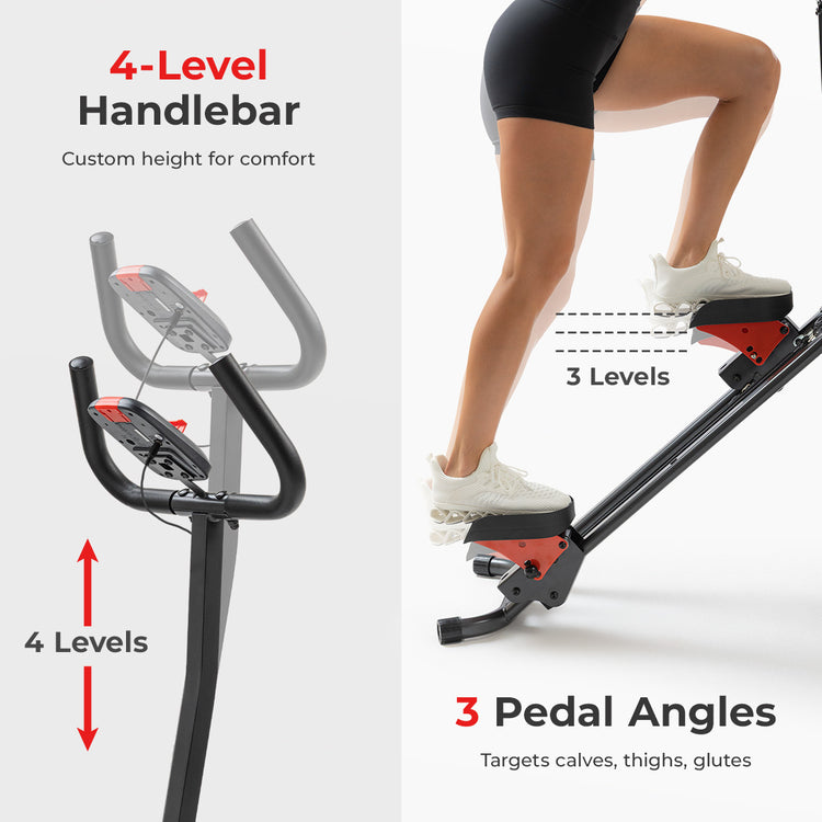 Smart Foldable Stair Climber with Balance-Assist Cords
