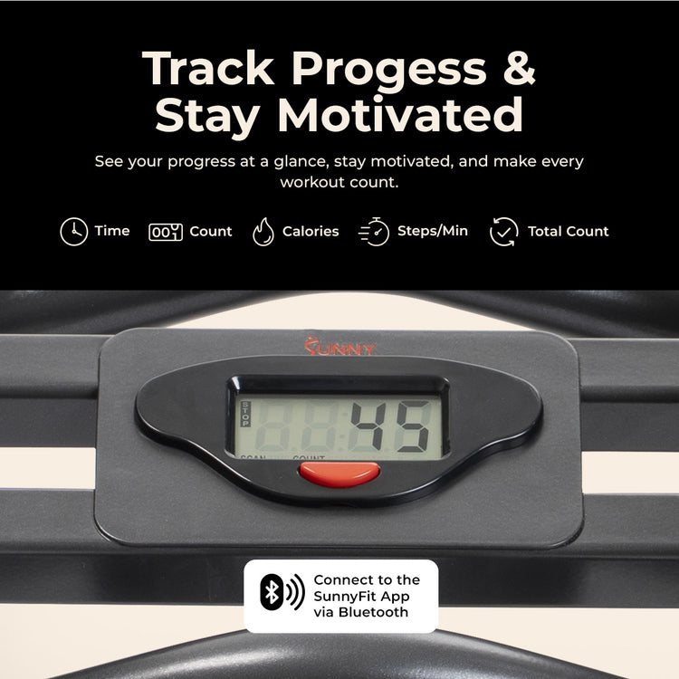 Smart Lateral Balance Stepper With Resistance Bands