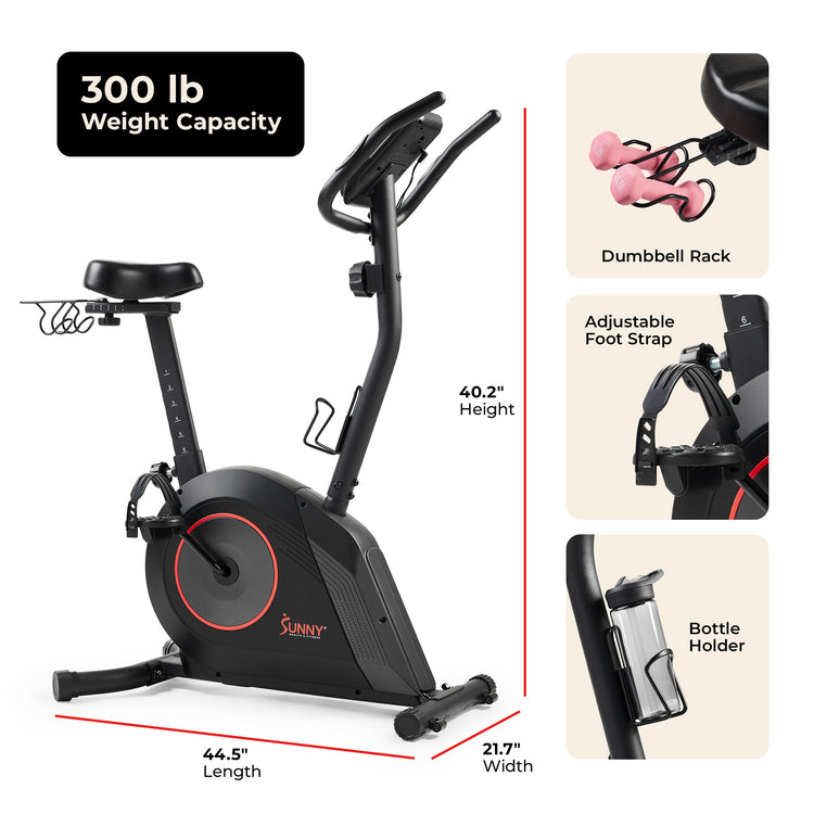 Smart Magnetic Resistance Upright Bike