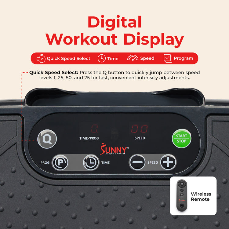 Fitboard 2D Vibration Platform with Resistance Band
