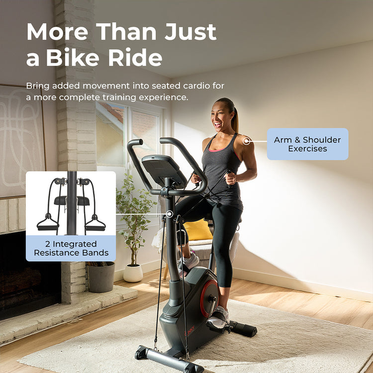 Smart Programmable Electromagnetic Upright Bike