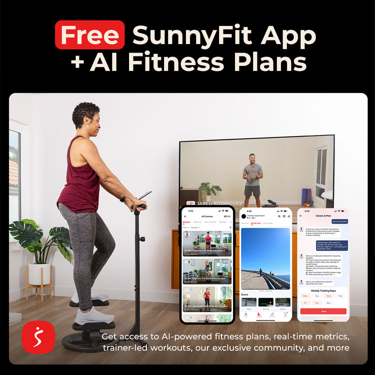 Swivel Stepper With Handlebars