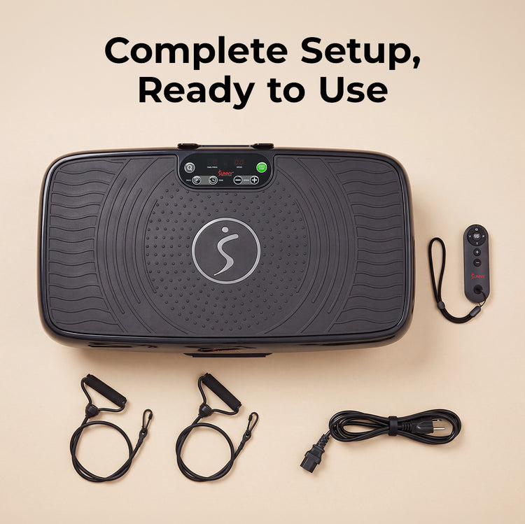 Fitboard 2D Vibration Platform with Resistance Band