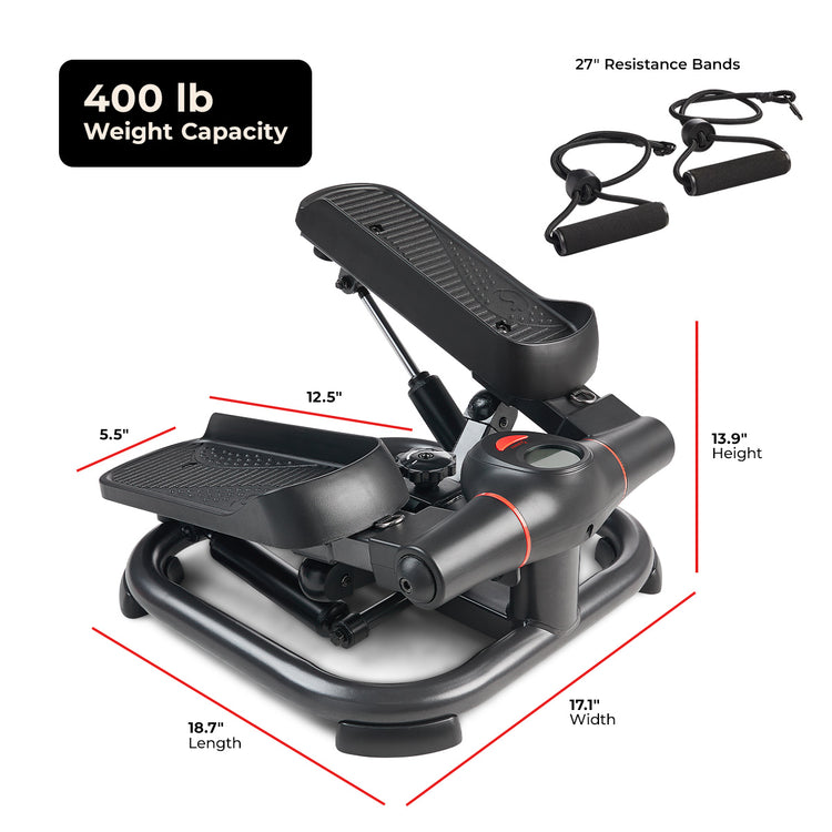 Smart Heavy Duty Power Stepper with Exercise Bands