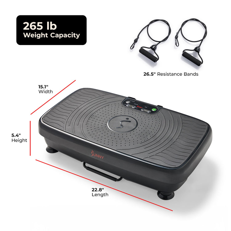 Fitboard 2D Vibration Platform with Resistance Band