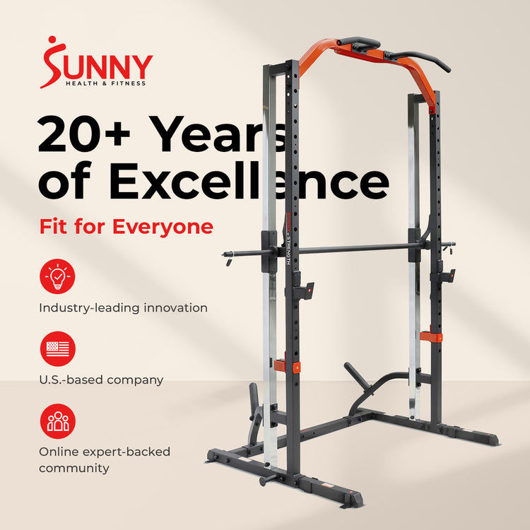 Sunny Strength® Light Commercial Strength Training Smith Machine - Sunny Health & Fitness