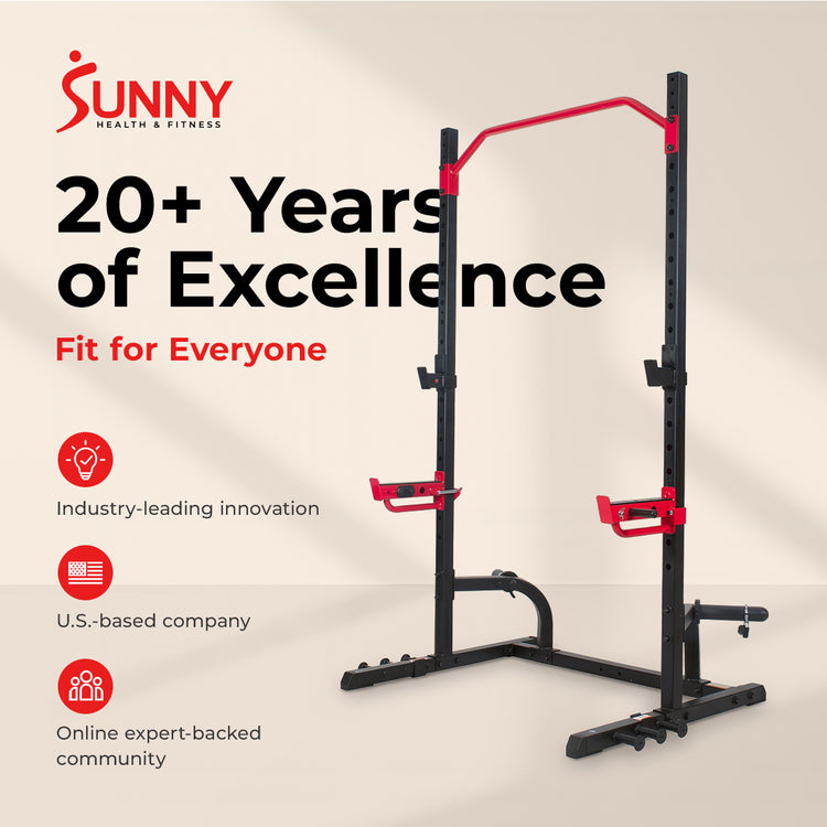 Power Zone Advanced Multifunction Squat Power Rack | Sunny Health