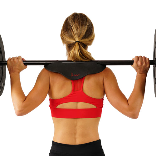 COMFORT & PROTECTION | The Cobra Bar Pad takes the bar weight off your shoulders and upper back and evenly distributes it across your mid upper-back muscles to reduce the risk of injury. 