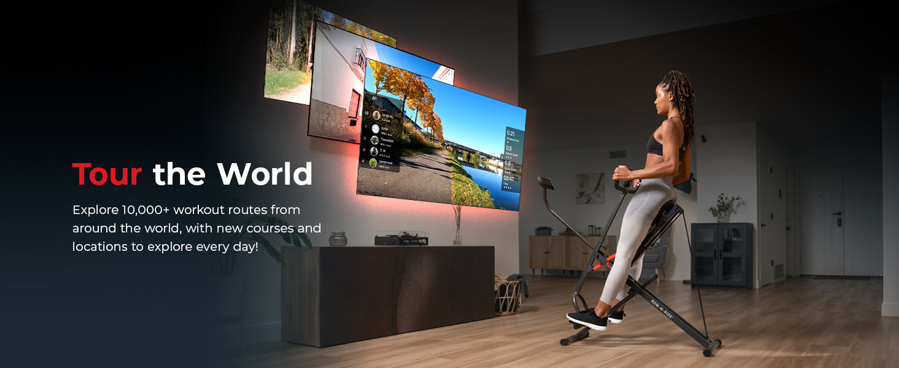 Tour the World | Explore 10,000+ workout routes from around the world, with new courses and locations to explore every day!
