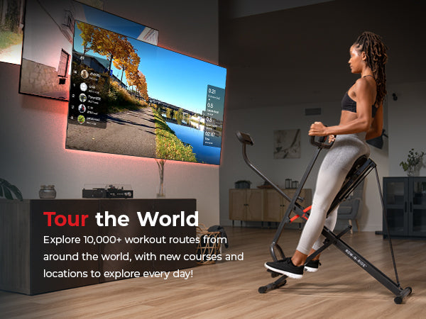 Tour the World | Explore 10,000+ workout routes from around the world, with new courses and locations to explore every day!