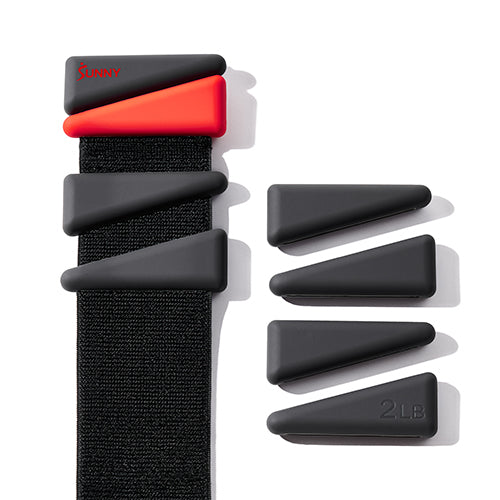 Personalized Intensity | Fine-tune each band with removable 0.25 LB weights, starting light and building your challenge over time.
