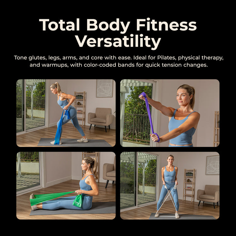 5-Level Resistance Band Set | Sunny Health & Fitness