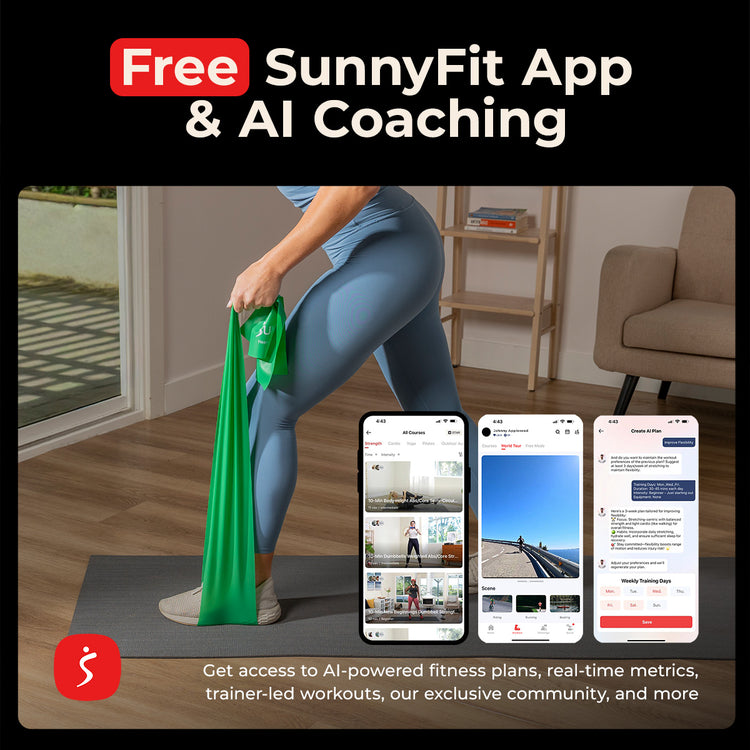 5-Level Resistance Band Set | Sunny Health & Fitness