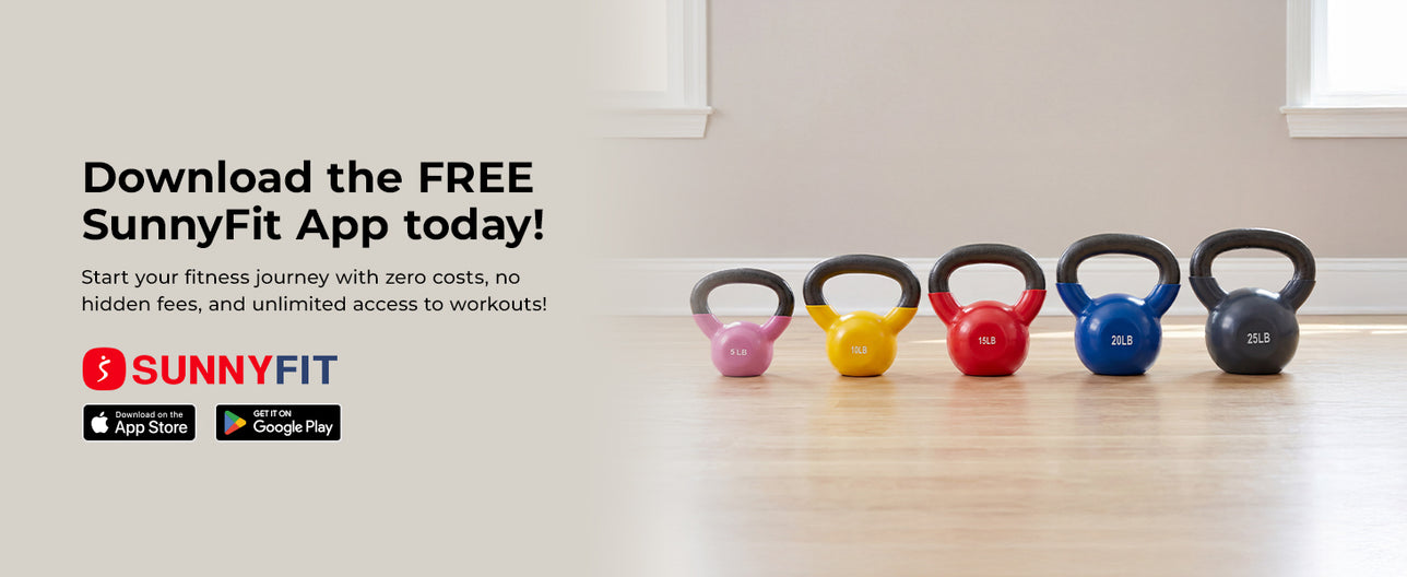 Join the FREE SunnyFit App | We make home workouts seamless, simple and Fit For Everyone!
