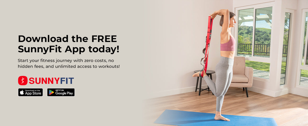 Join the FREE SunnyFit App | We make home workouts seamless, simple and fit for everyone!