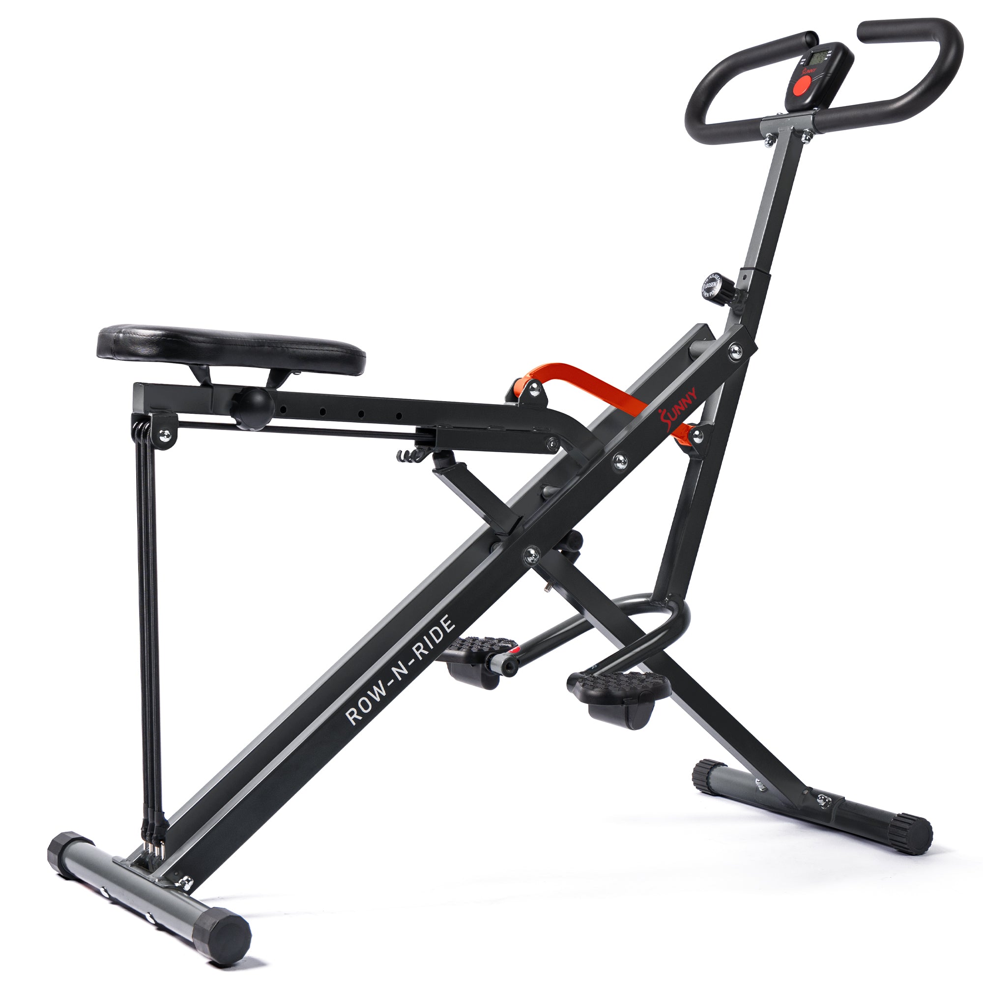 Row-N-Ride Smart Squat Assist Trainer Machine | Sunny Health & Fitness ...
