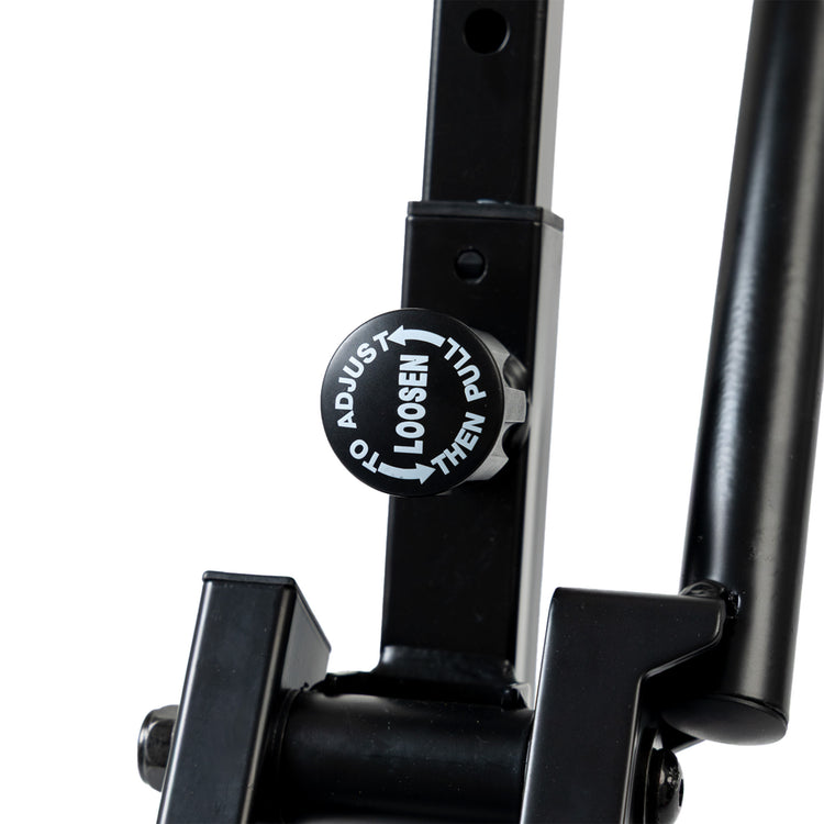 Enhanced Comfort and Fit | Adjustable handlebar with four length settings and padded seat for a secure and comfortable workout experience.