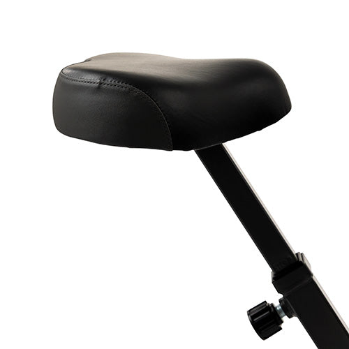 Adjustable Cushioned Seat | Move the padded seat up or down to match your height and riding posture.