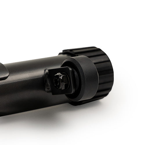 Micro-Adjustable Non-Skid Base | Twist the end caps to stabilize the bike on uneven floors. Keeps your ride steady and safe.