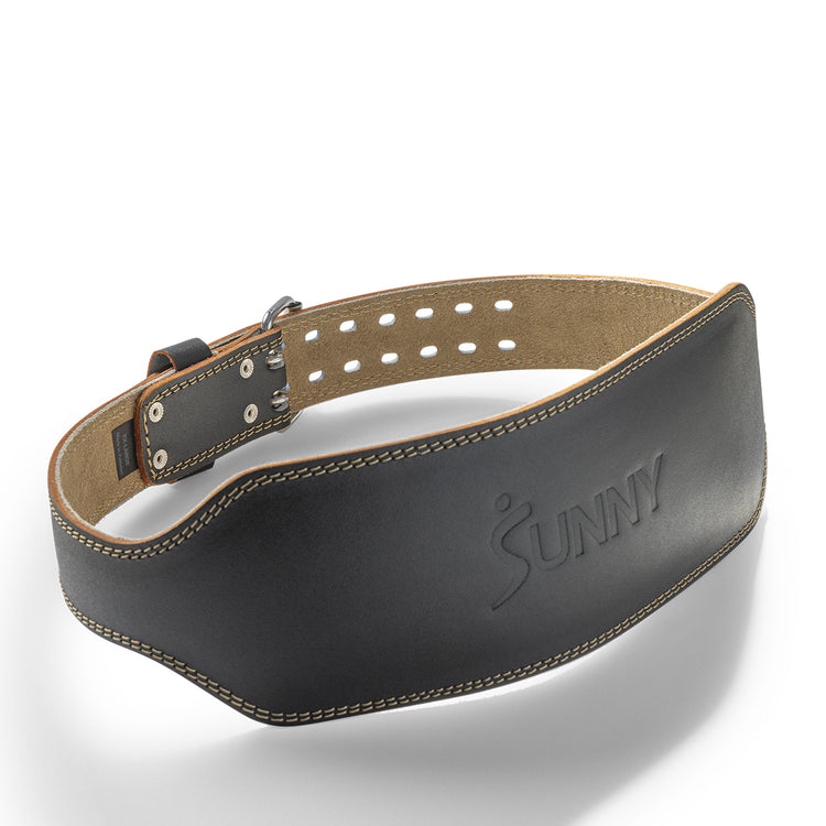 Heavy-Duty Support Up To 440 lb | Leather lifting belt rated for loads up to 440 lb for squats, deadlifts, and Olympic lifts.