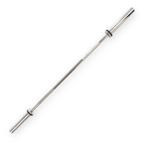60" Compact Olympic Size | Smaller than a 7 ft bar, ideal for tight spaces while keeping 2" plate compatibility.