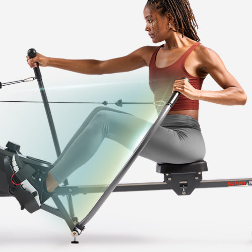 Premium Smart Full Motion Magnetic Rowing Machine | Sunny Health ...