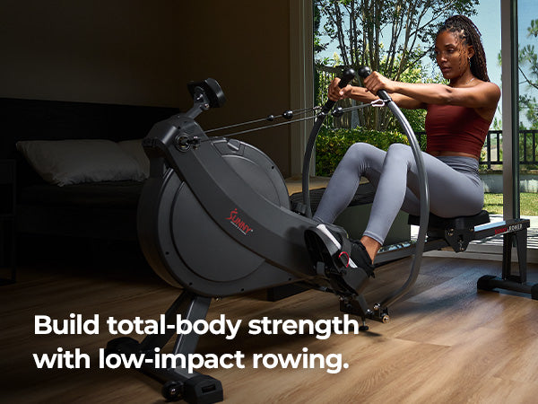 Premium Smart Full Motion Magnetic Rowing Machine | Sunny Health