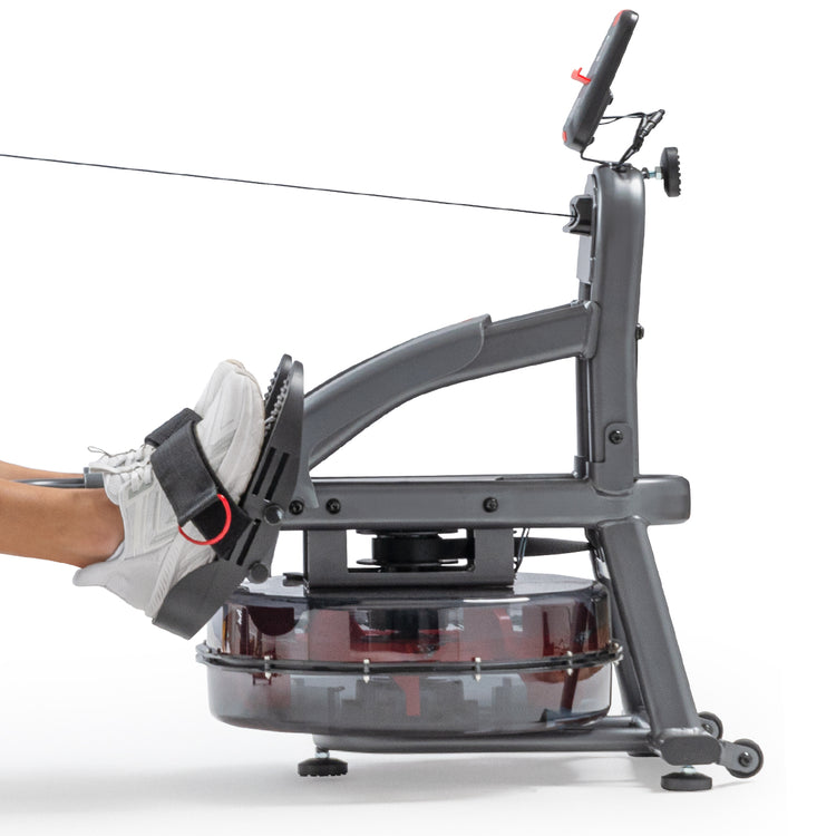 Under-Mounted Water Tank | The water tank sits neatly beneath the rower, lowering the center of gravity for smoother strokes and a sleek, space-saving design.