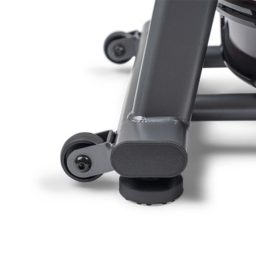 Stable Base Support | Micro-adjustable rear stabilizers keep the rower perfectly level and secure, delivering steady performance on any floor surface.