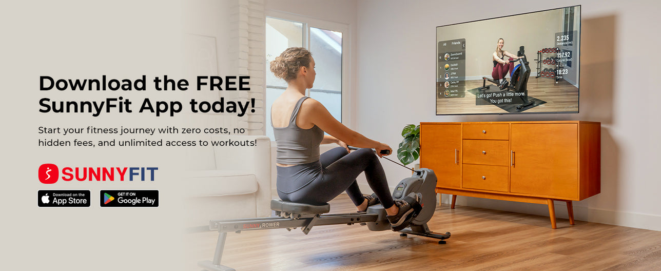 Join the SunnyFit App | We make home workouts seamless, simple, and fit for everyone!