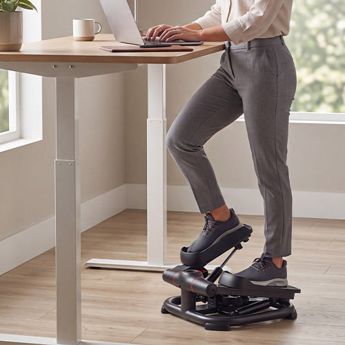 Compact Home or Office Use | The space-saving design fits into apartments, home gyms, and office workout areas.
