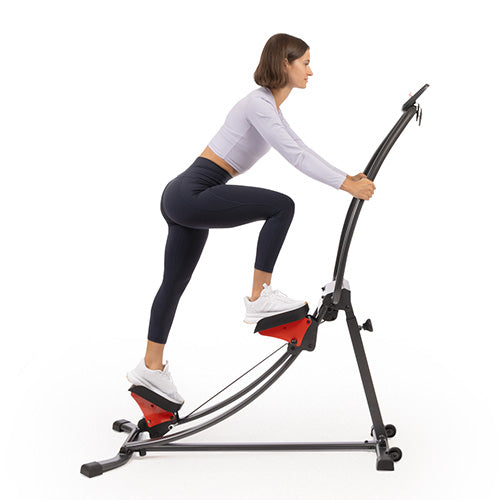 Built for Home Fitness | Heavy-duty frame supports up to 330 lbs with transport wheels for easier movement.